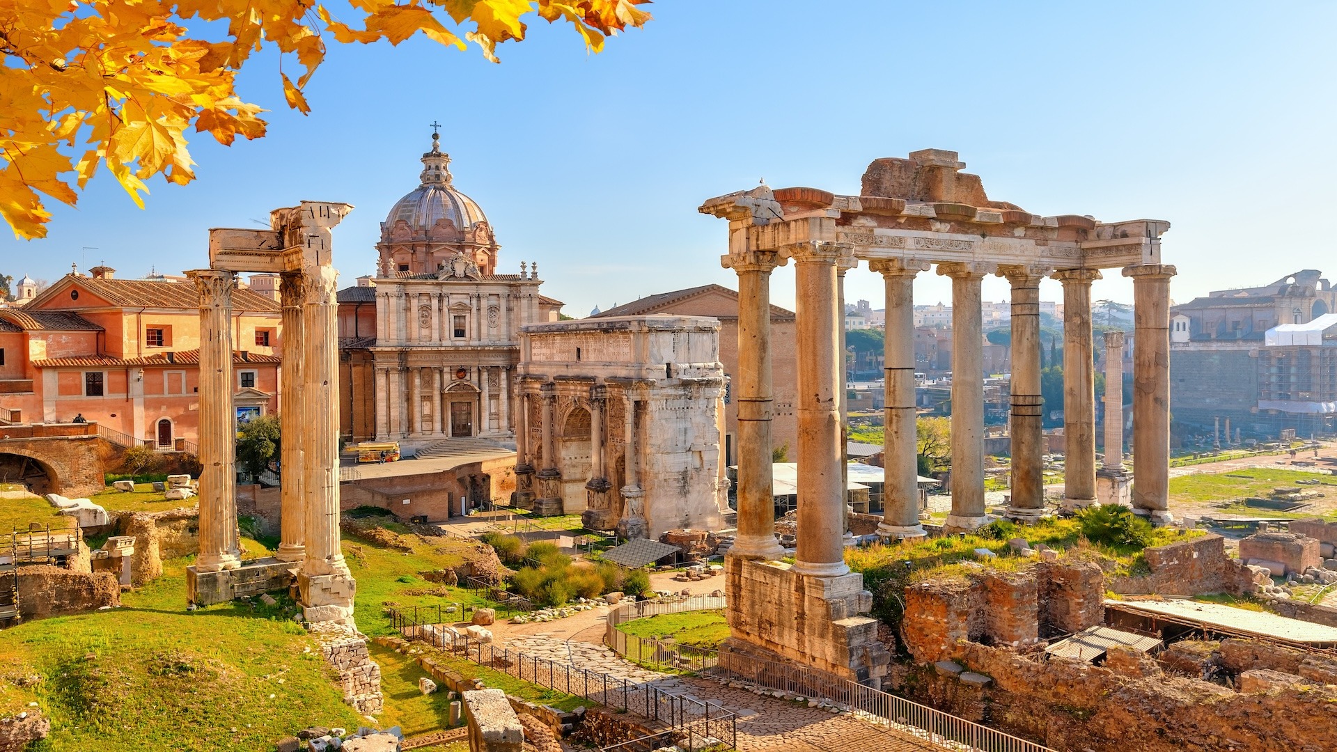 The Colosseum in Rome, Italy
